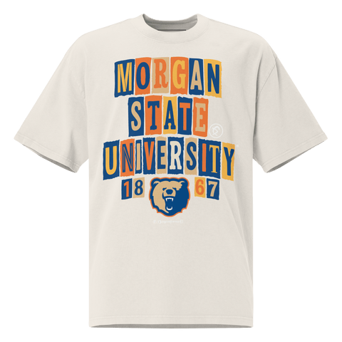 Dungeon Forward - Morgan State University - The Collage - Oversized Tee - DungeonForward