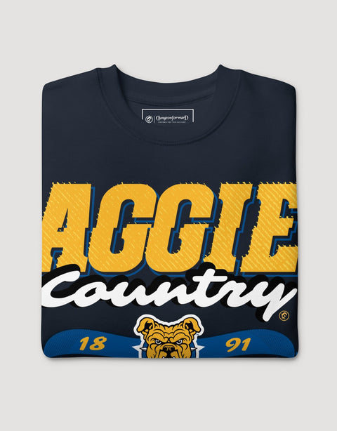 Dungeon Forward - North Carolina A&T State University - Aggie Country - Classic Sweatshirt - DungeonForward