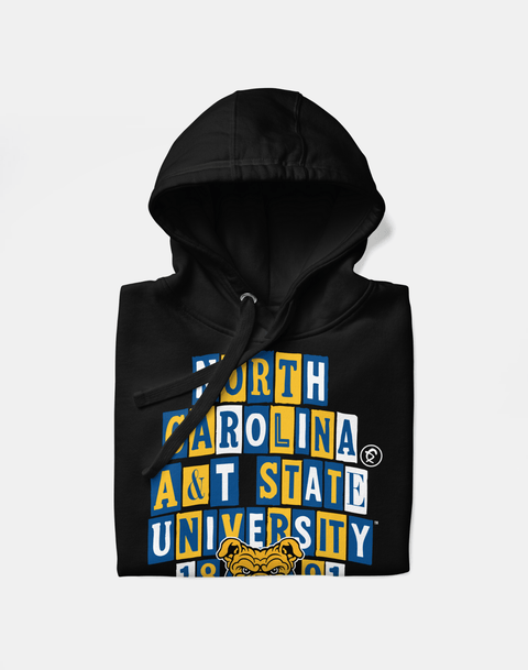 Dungeon Forward - North Carolina A&T State University - Collage Hoodie - DungeonForward