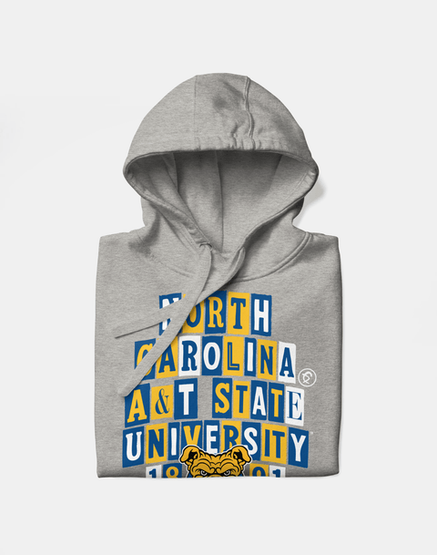 Dungeon Forward - North Carolina A&T State University - Collage Hoodie - DungeonForward