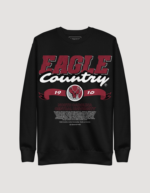 Dungeon Forward - North Carolina Central University - Eagle Country - Classic Sweatshirt - DungeonForward