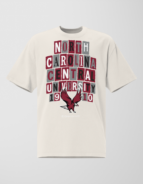 Dungeon Forward - North Carolina Central University - The Collage - Oversized Tee - DungeonForward