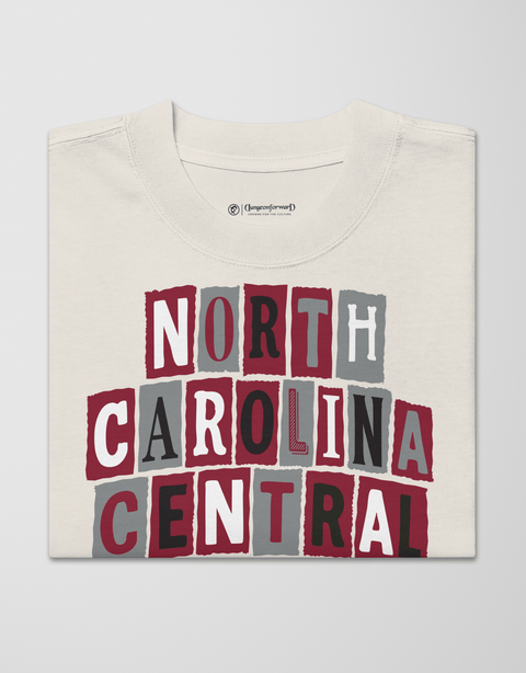Dungeon Forward - North Carolina Central University - The Collage - Oversized Tee - DungeonForward