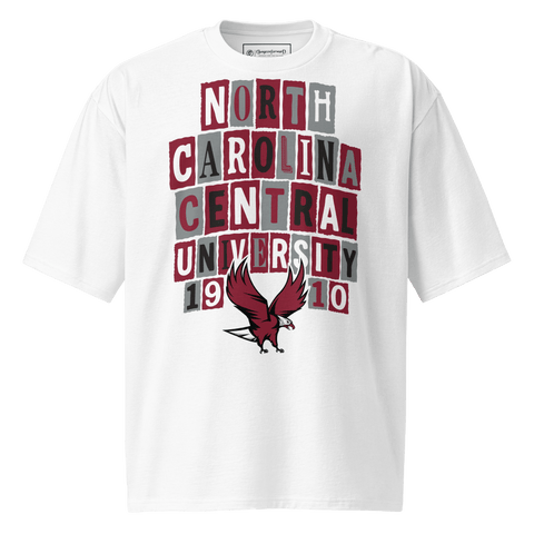 Dungeon Forward - North Carolina Central University - The Collage - Oversized Tshirt - DungeonForward