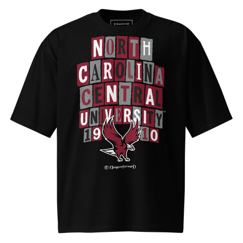 Dungeon Forward - North Carolina Central University - The Collage - Oversized Tshirt - DungeonForward