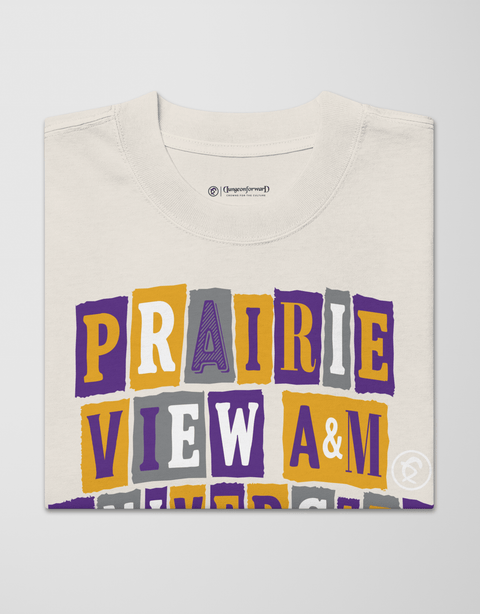 Dungeon Forward - Prairie View A&M University - The Collage - Oversized Tee - DungeonForward