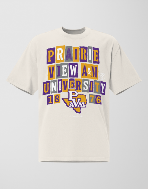 Dungeon Forward - Prairie View A&M University - The Collage - Oversized Tee - DungeonForward