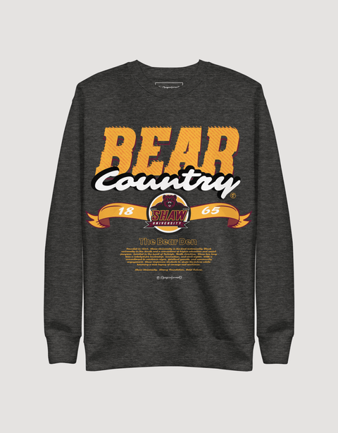 Dungeon Forward - Shaw University - Bear Country - Classic Sweatshirt - DungeonForward