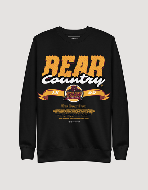 Dungeon Forward - Shaw University - Bear Country - Classic Sweatshirt - DungeonForward