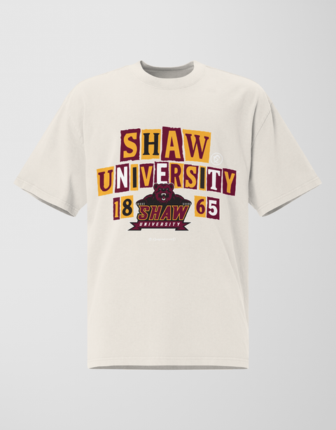 Dungeon Forward - Shaw University - The Collage - Oversized Tee - DungeonForward