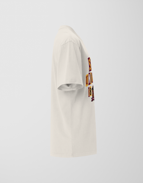 Dungeon Forward - Shaw University - The Collage - Oversized Tee - DungeonForward