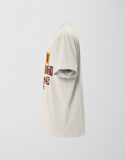 Dungeon Forward - Shaw University - The Collage - Oversized Tee - DungeonForward