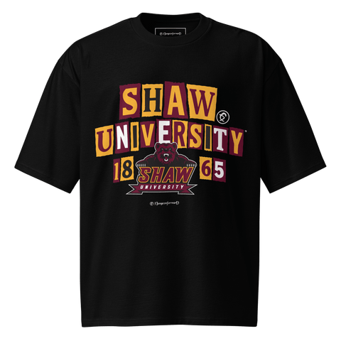 Dungeon Forward - Shaw University - The Collage - Oversized Tshirt - DungeonForward