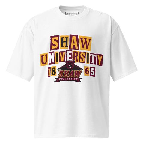 Dungeon Forward - Shaw University - The Collage - Oversized Tshirt - DungeonForward