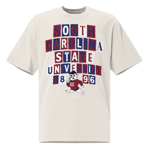 Dungeon Forward - South Carolina State University - The Collage - Oversized Tee - DungeonForward