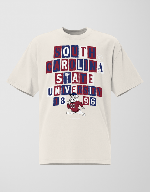 Dungeon Forward - South Carolina State University - The Collage - Oversized Tee - DungeonForward