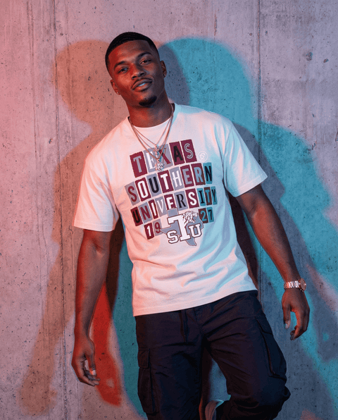 Dungeon Forward - Texas Southern University - The Collage - Oversized Tee - DungeonForward