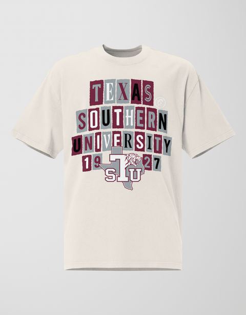 Dungeon Forward - Texas Southern University - The Collage - Oversized Tee - DungeonForward