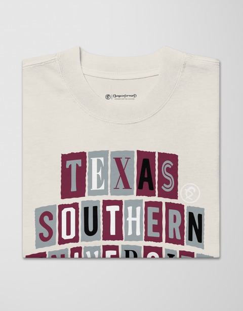 Dungeon Forward - Texas Southern University - The Collage - Oversized Tee - DungeonForward