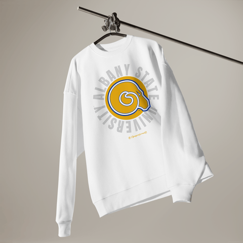 Dungeon Forward - The Yard Elevated - Albany State University - Full Circle Extra Comfy Sweatshirt - DungeonForward