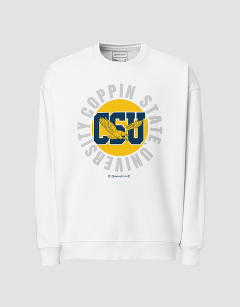 Dungeon Forward - The Yard Elevated - Coppin State University - Eagle Nation - Full Circle Extra Comfy Sweatshirt - DungeonForward