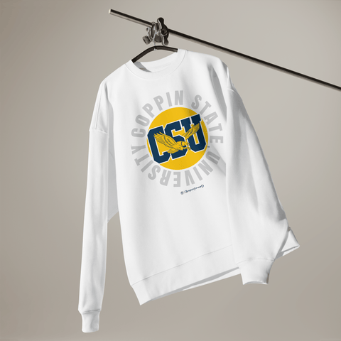 Dungeon Forward - The Yard Elevated - Coppin State University - Eagle Nation - Full Circle Extra Comfy Sweatshirt - DungeonForward