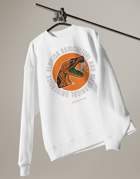 Dungeon Forward - The Yard Elevated - Florida A&M University - Full Circle Extra Cozy Oversized Sweatshirt - DungeonForward