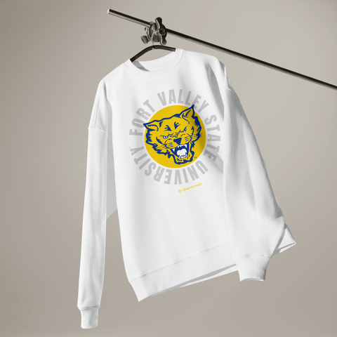 Dungeon Forward - The Yard Elevated - Fort Valley State University - Wildcat Country - Full Circle Extra Comfy Sweatshirt - DungeonForward
