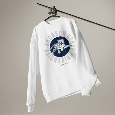 Dungeon Forward - The Yard Elevated - Jackson State University - Tiger Nation - Full Circle Extra Comfy Sweatshirt - DungeonForward