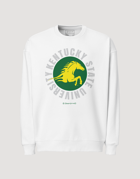 Dungeon Forward - The Yard Elevated - Kentucky State University - Thorobred Country - Full Circle Extra Comfy Sweatshirt - DungeonForward