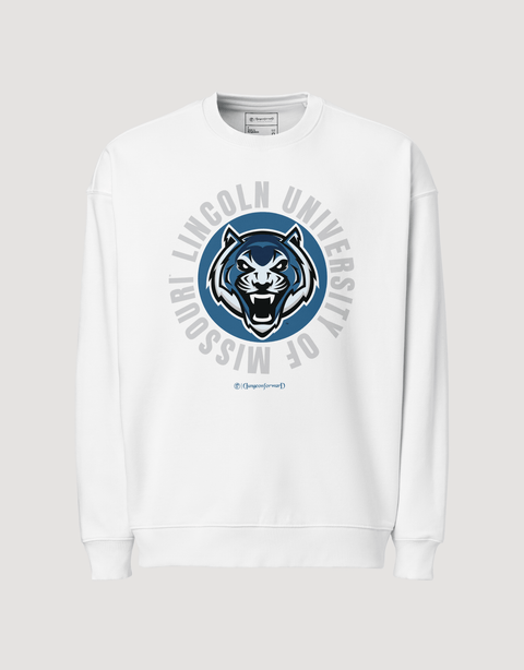 Dungeon Forward - The Yard Elevated - Lincoln University (MO) - Blue Tiger Country - Full Circle Extra Comfy Sweatshirt - DungeonForward