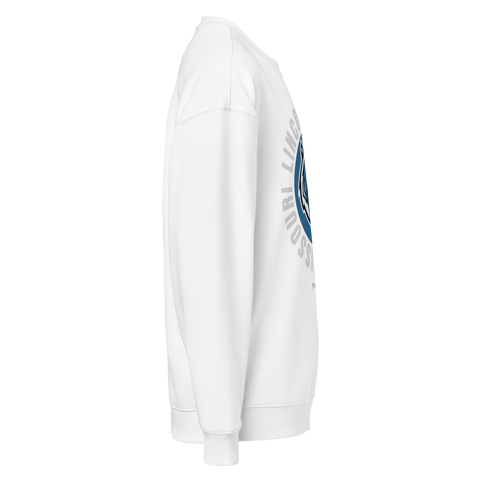 Dungeon Forward - The Yard Elevated - Lincoln University (MO) - Blue Tiger Country - Full Circle Extra Comfy Sweatshirt - DungeonForward