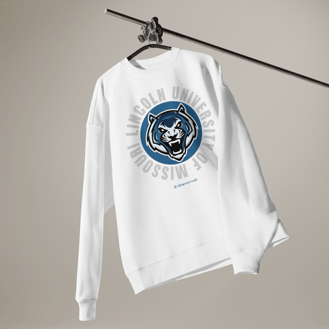 Dungeon Forward - The Yard Elevated - Lincoln University (MO) - Blue Tiger Country - Full Circle Extra Comfy Sweatshirt - DungeonForward