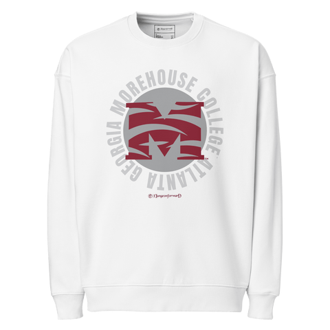 Dungeon Forward - The Yard Elevated - Morehouse College - Maroon Tiger Country - Full Circle Extra Comfy Sweatshirt - DungeonForward