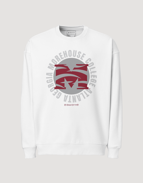Dungeon Forward - The Yard Elevated - Morehouse College - Maroon Tiger Country - Full Circle Extra Comfy Sweatshirt - DungeonForward