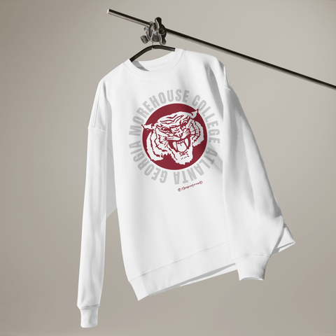 Dungeon Forward - The Yard Elevated - Morehouse College - Maroon Tiger Country - Full Circle Extra Comfy Sweatshirt - DungeonForward