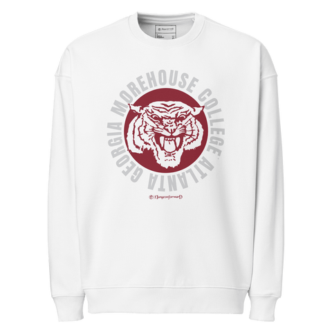 Dungeon Forward - The Yard Elevated - Morehouse College - Maroon Tiger Country - Full Circle Extra Comfy Sweatshirt - DungeonForward