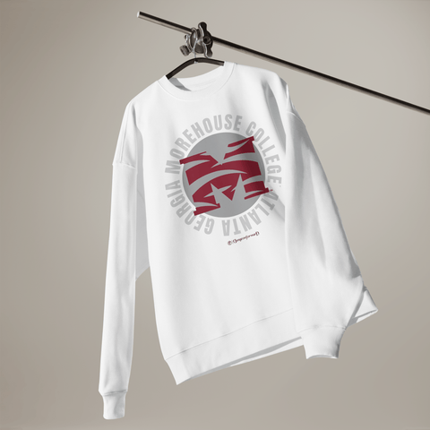 Dungeon Forward - The Yard Elevated - Morehouse College - Maroon Tiger Country - Full Circle Extra Comfy Sweatshirt - DungeonForward