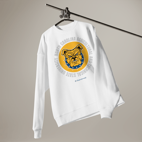 Dungeon Forward - The Yard Elevated - North Carolina A&T State University - Aggie Country - Full Circle Extra Comfy Sweatshirt - DungeonForward