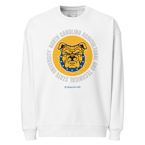 Dungeon Forward - The Yard Elevated - North Carolina A&T State University - Aggie Country - Full Circle Extra Comfy Sweatshirt - DungeonForward