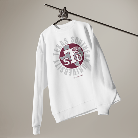 Dungeon Forward - The Yard Elevated - Texas Southern University - Tiger Country - Full Circle Extra Comfy Sweatshirt - DungeonForward