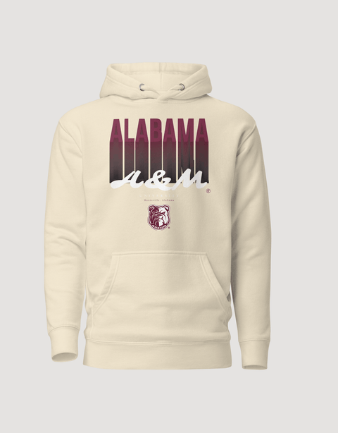 Dungeon Forward - The Yard Essentials - Alabama A&M University - Fade Hoodie - DungeonForward