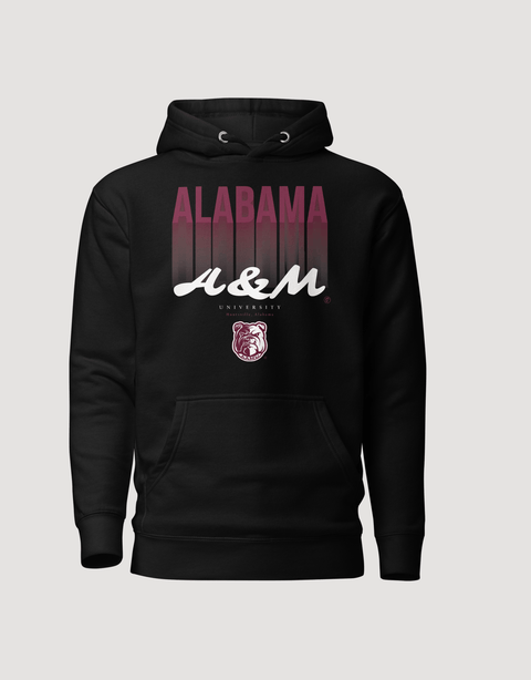 Dungeon Forward - The Yard Essentials - Alabama A&M University - Fade Hoodie - DungeonForward