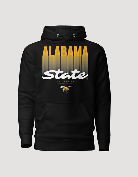 Dungeon Forward - The Yard Essentials - Alabama State University - Fade Hoodie - DungeonForward