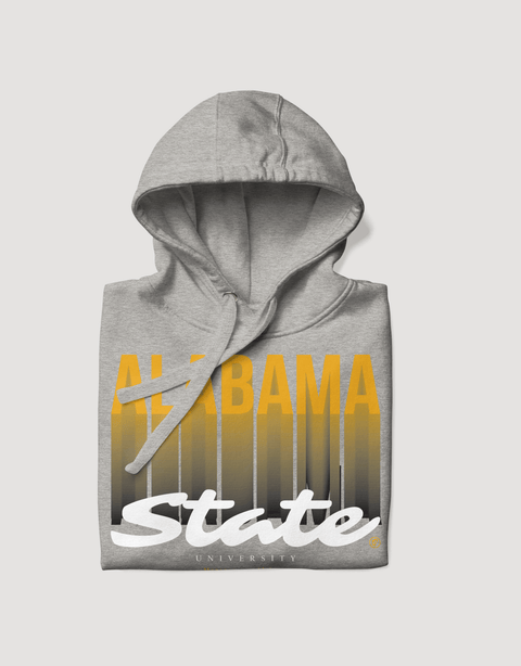 Dungeon Forward - The Yard Essentials - Alabama State University - Fade Hoodie - DungeonForward
