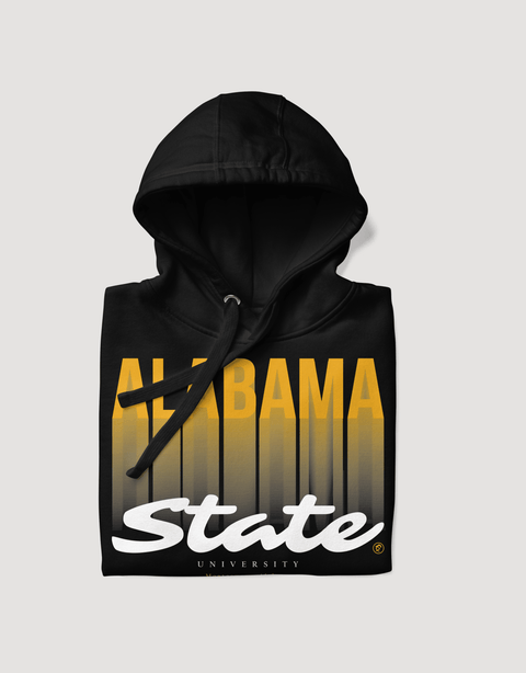 Dungeon Forward - The Yard Essentials - Alabama State University - Fade Hoodie - DungeonForward