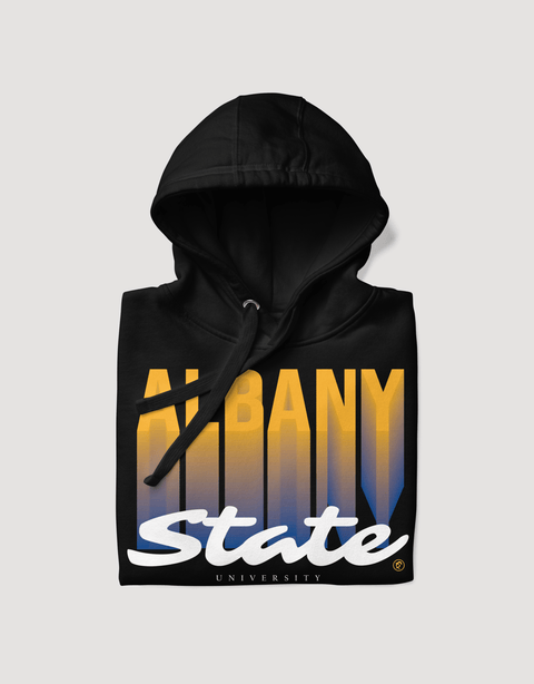 Dungeon Forward - The Yard Essentials - Albany State University - Fade Hoodie - DungeonForward