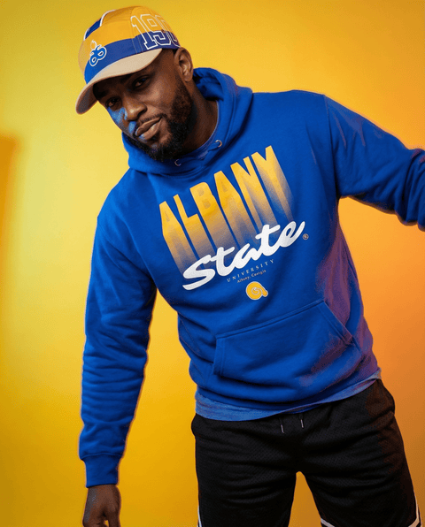 Dungeon Forward - The Yard Essentials - Albany State University - Fade Hoodie - DungeonForward