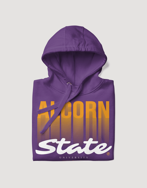 Dungeon Forward - The Yard Essentials - Alcorn State University - Fade Hoodie - DungeonForward