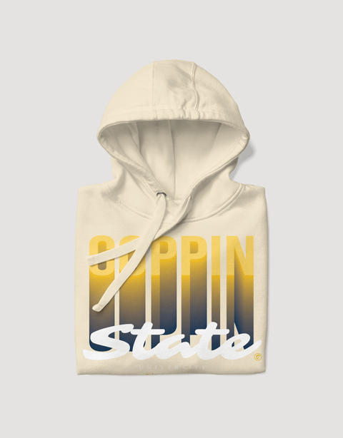 Dungeon Forward - The Yard Essentials - Coppin University - Fade Hoodie - DungeonForward